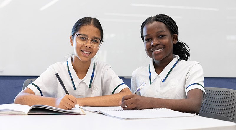 Nagle Catholic College students hard at work.