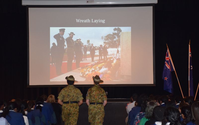 Anzac Zac commemoration at Nagle Catholic College Blacktown