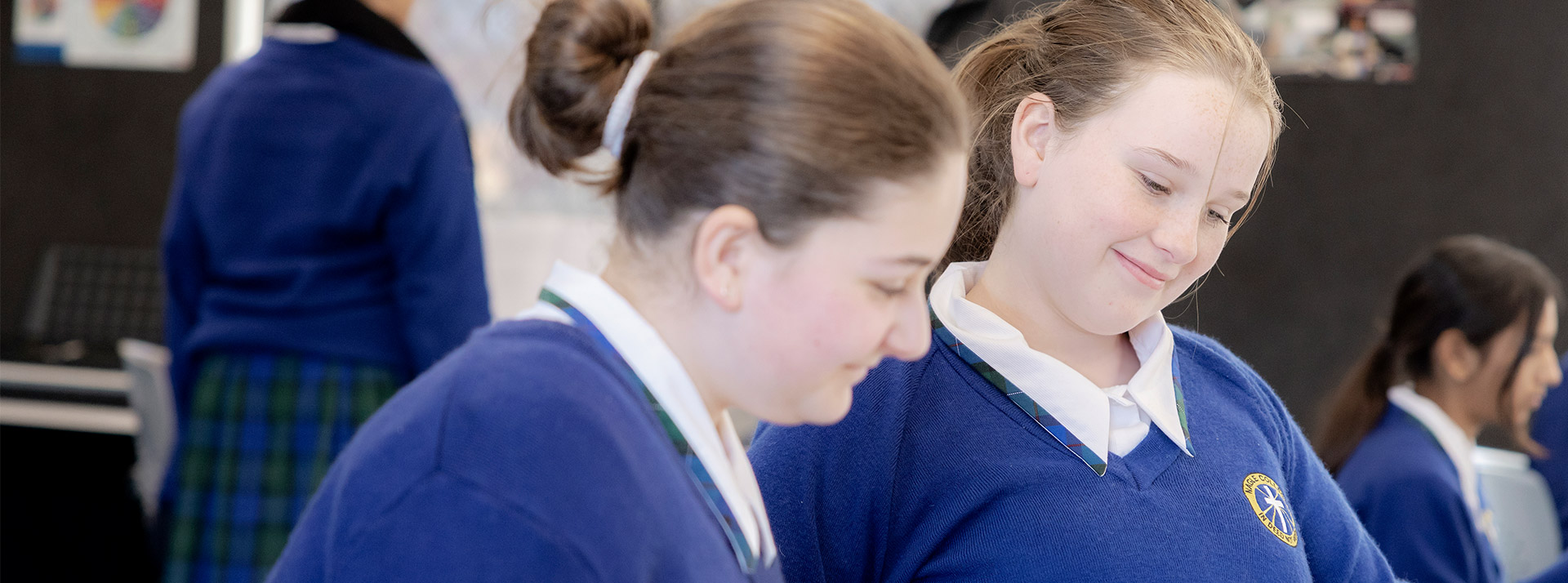 Nagle Catholic College South Blacktown students playing musical instruments