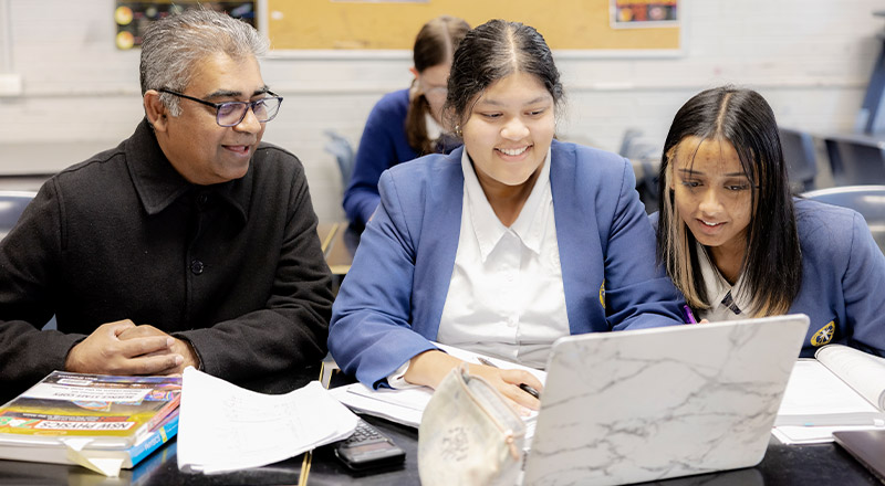 Nagle Catholic College South Blacktown dedicated teacher and students