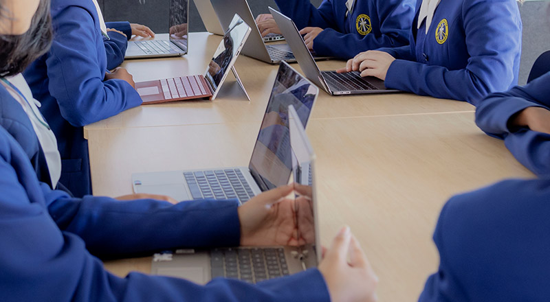Nagle Catholic College South Blacktown students learning about cybersafety