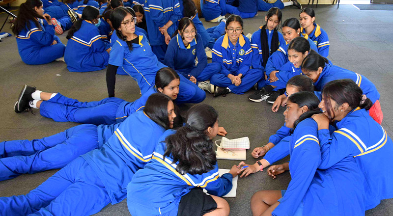 Nagle Catholic College South Blacktown students learning about peer support