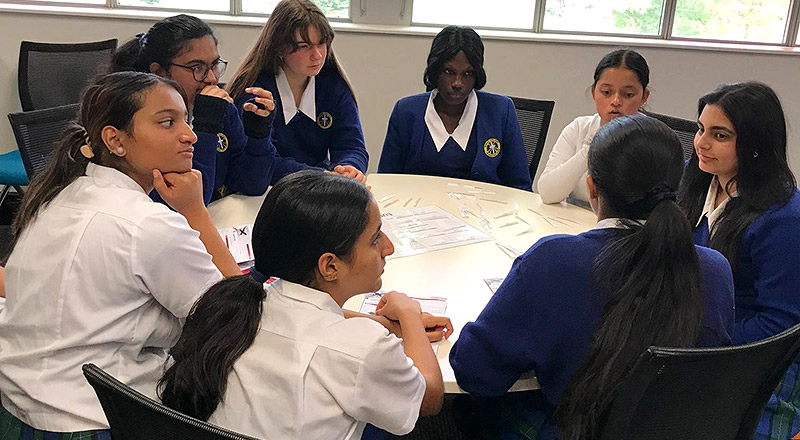 Nagle Catholic College South Blacktown students learning study skills