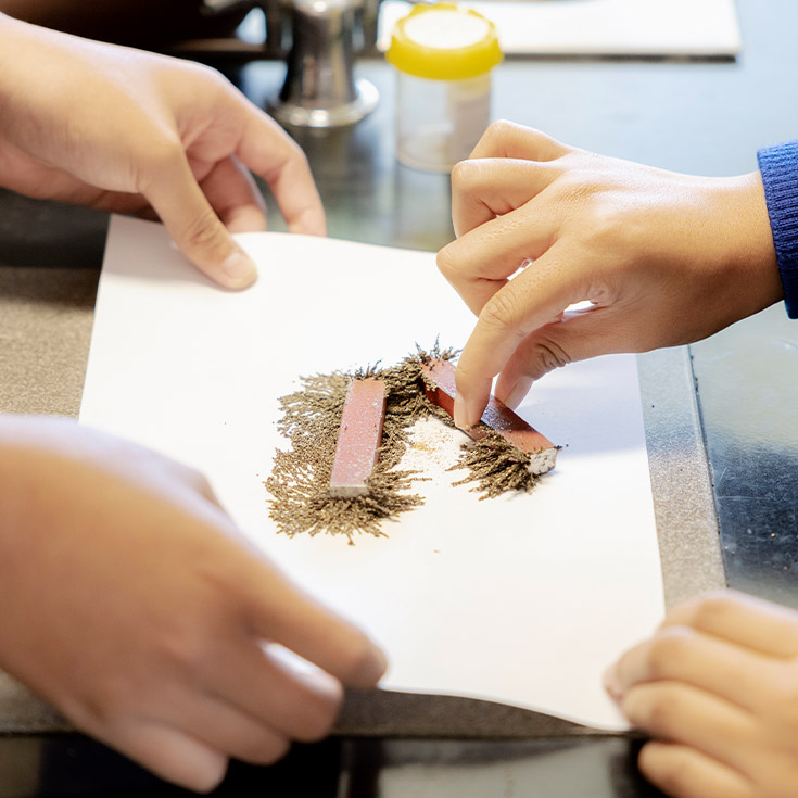 Nagle Catholic College South Blacktown students doing science experiment